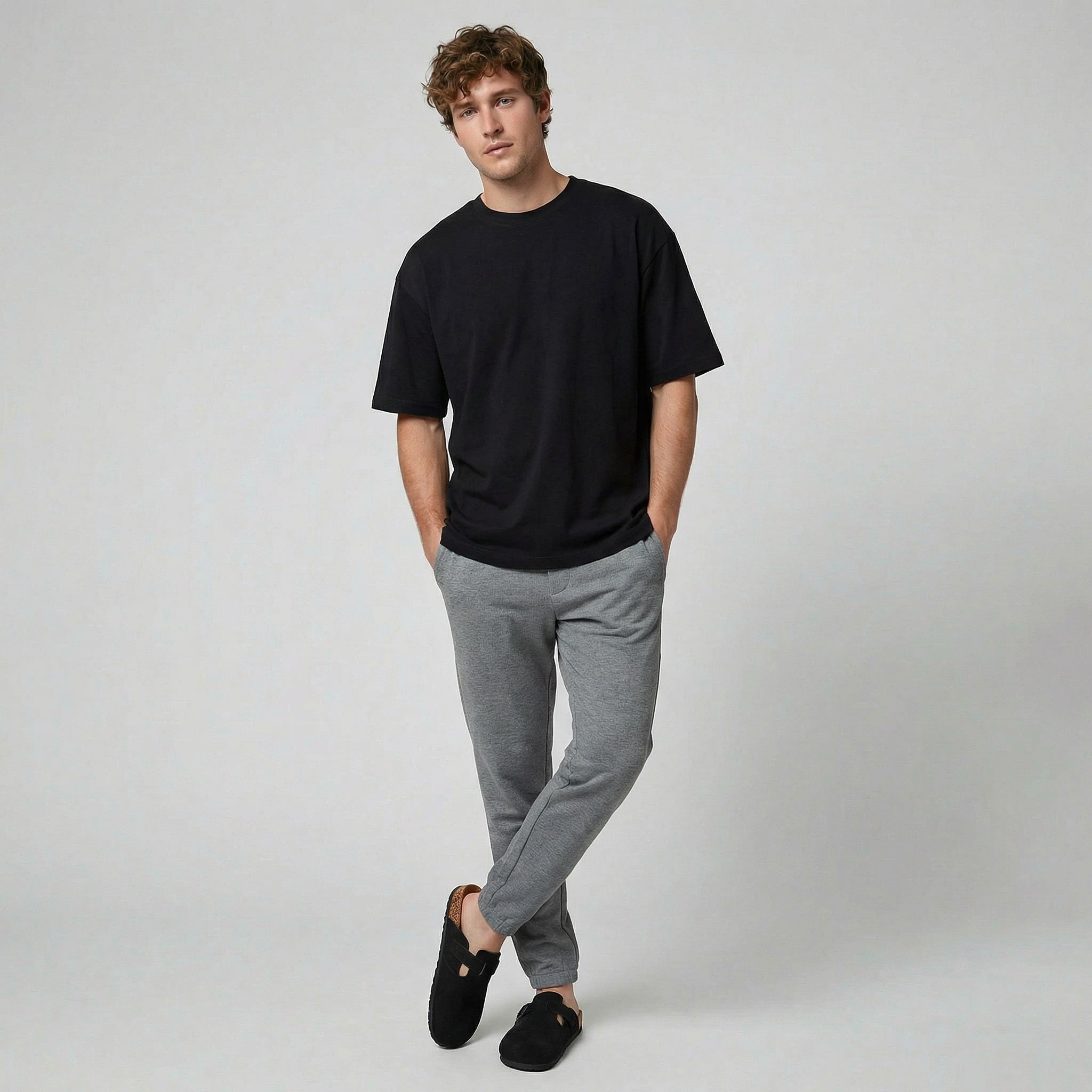 Oldford Atelier - Men’s Adjustable Strap Slip-On Mules