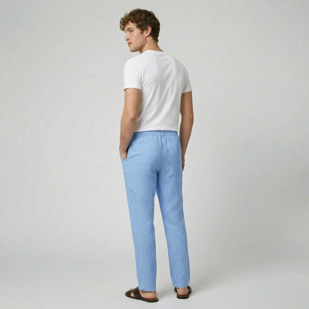 Oldford Atelier - Men’s Drawstring Waist Tapered Leg Pants