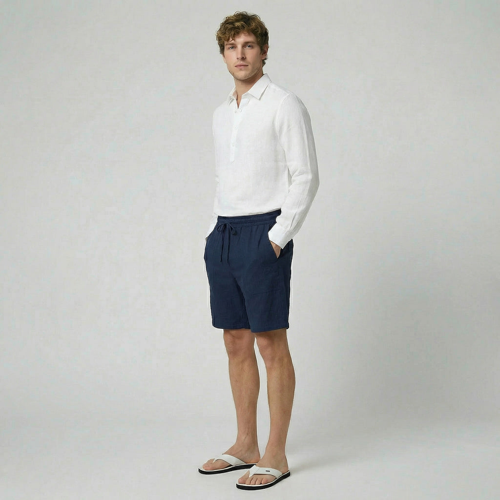 Oldford Atelier - Men’s Drawstring Waist Utility Shorts