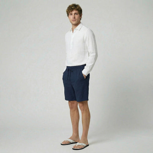 Oldford Atelier - Men’s Drawstring Waist Utility Shorts