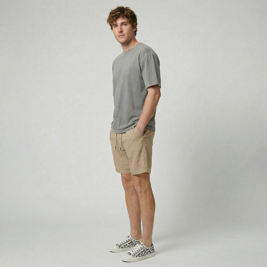 Oldford Atelier - Men’s Elastic Waist Pull-On Shorts