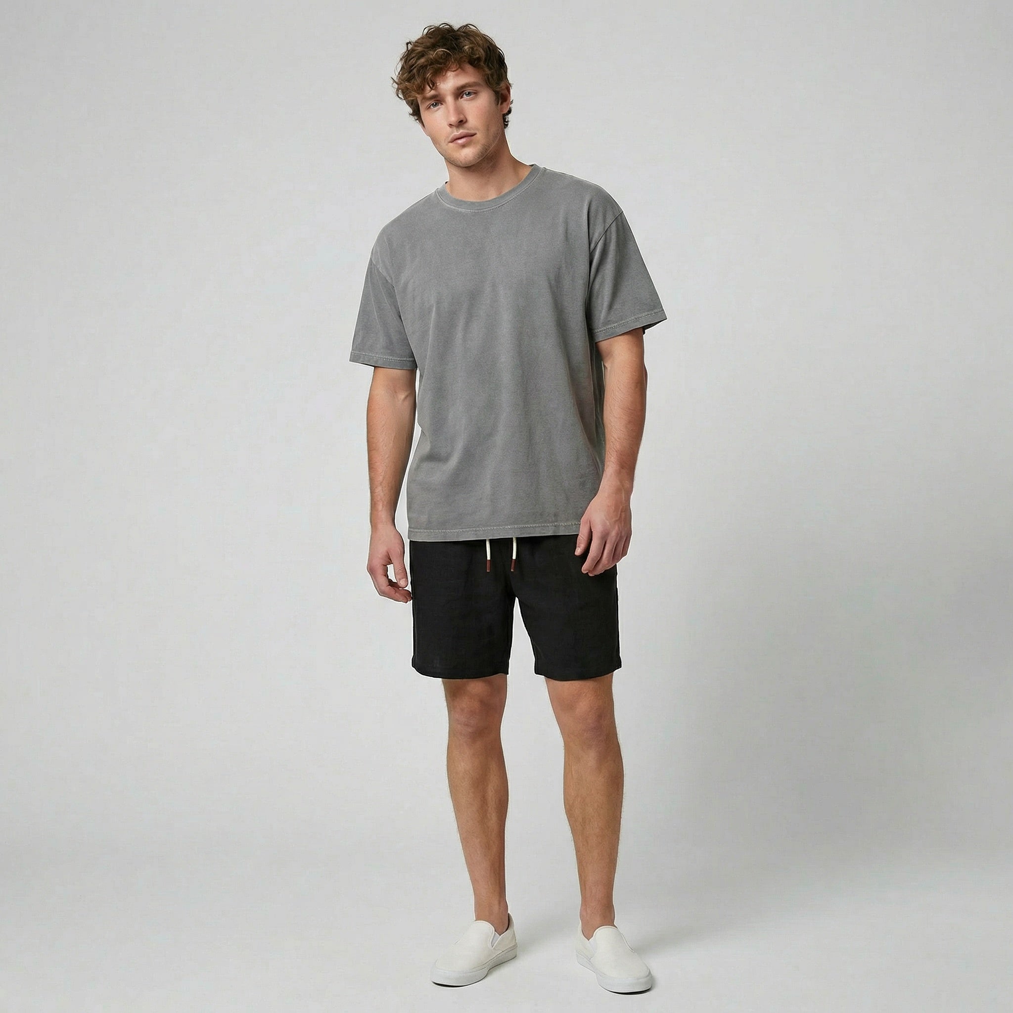 Oldford Atelier - Men’s Elastic Waist Pull-On Shorts