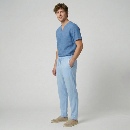 Oldford Atelier - Men’s Elastic Waist Straight Leg Pants