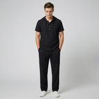Oldford Atelier - Men’s Hooded Short Sleeve Button-up Shirt and Pants Set