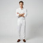 Oldford Atelier - Men’s Mandarin Collar Half Button Shirt