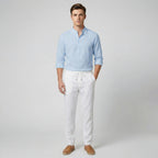 Oldford Atelier - Men’s Mandarin Collar Half Button Shirt