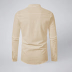 Oldford Atelier - Men’s Mandarin Collar Half Button Shirt