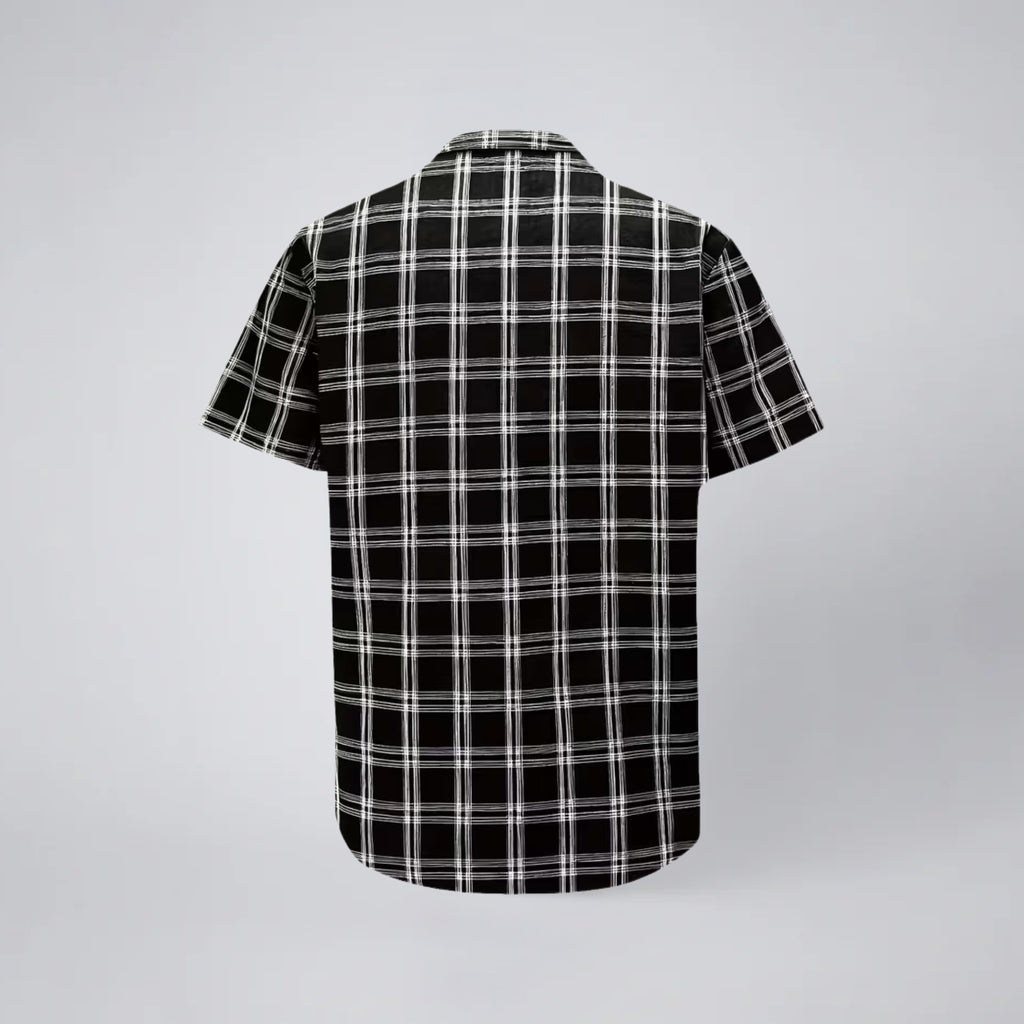 Oldford Atelier - Men’s Plaid Short Sleeve Button Shirt
