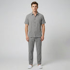 Oldford Atelier - Men’s Short Sleeve Button Up Shirt and Pants Set