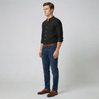 Oldford Atelier - Men’s Stand Collar Button Shirt