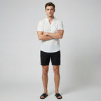 Oldford Atelier - Men’s Stand Collar Short Sleeve Shirt