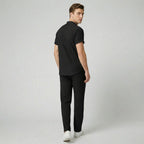 Oldford Atelier - Men’s Stand Collar Short Sleeve Shirt and Pants Set