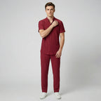 Oldford Atelier - Men’s Stand Collar Short Sleeve Shirt and Pants Set