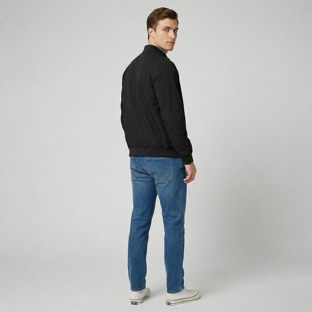 Oldford Atelier - Men’s Stand Collar Zip Front Jacket