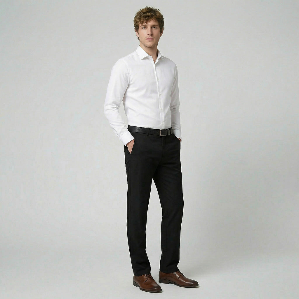 Oldford Atelier - Men’s Straight Leg Button Closure Pants