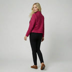 Oldford Atelier - Women’s Asymmetric Zip Notch Lapel Jacket