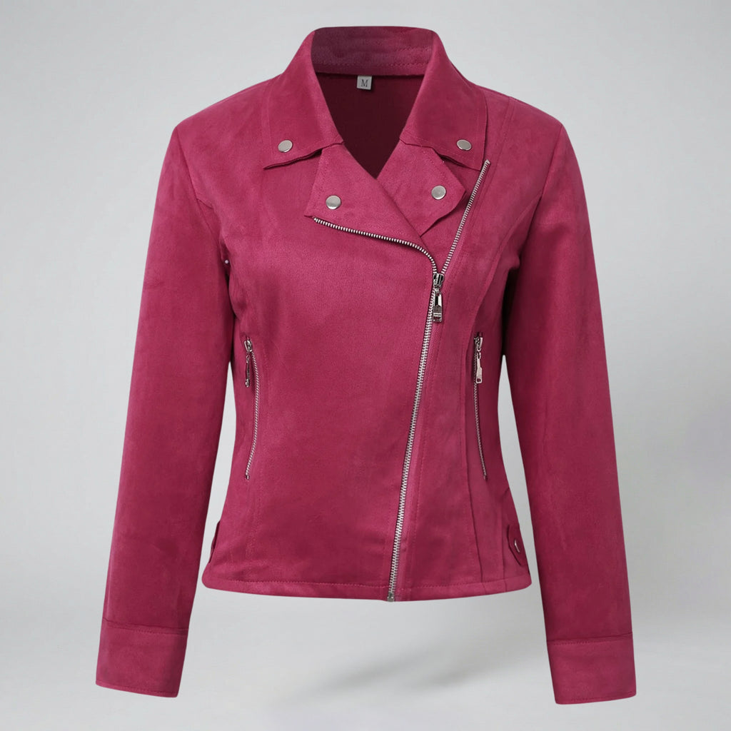 Oldford Atelier - Women’s Asymmetric Zip Notch Lapel Jacket