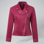 Oldford Atelier - Women’s Asymmetric Zip Notch Lapel Jacket