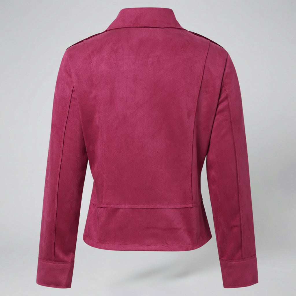 Oldford Atelier - Women’s Asymmetric Zip Notch Lapel Jacket