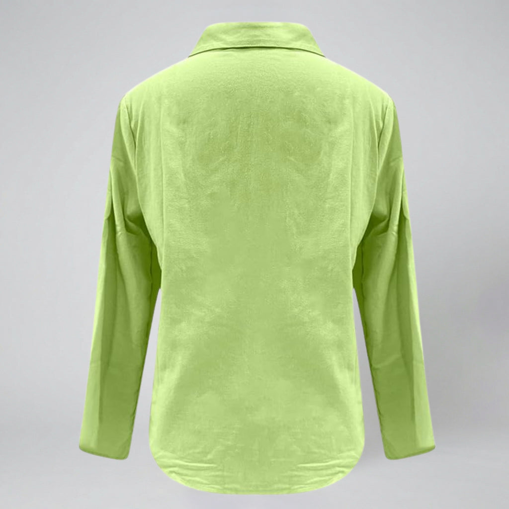 Oldford Atelier - Women’s Button Placket Long Sleeve Blouse