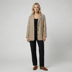 Oldford Atelier - Women’s Notch Lapel Button Front Blazer