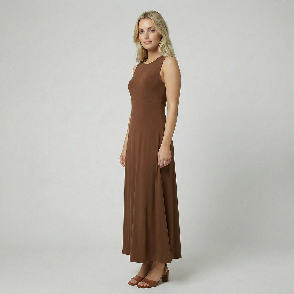 Oldford Atelier - Women’s Sleeveless A-Line Maxi Dress