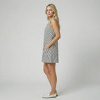 Oldford Atelier - Women’s Sleeveless Striped Pocket Dress