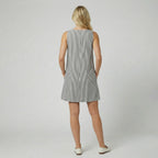 Oldford Atelier - Women’s Sleeveless Striped Pocket Dress