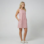 Oldford Atelier - Women’s Sleeveless Striped Pocket Dress