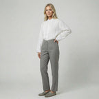 Oldford Atelier - Women’s Stand Collar Button Front Blouse