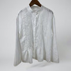 Oldford Atelier - Women’s Stand Collar Button Front Blouse