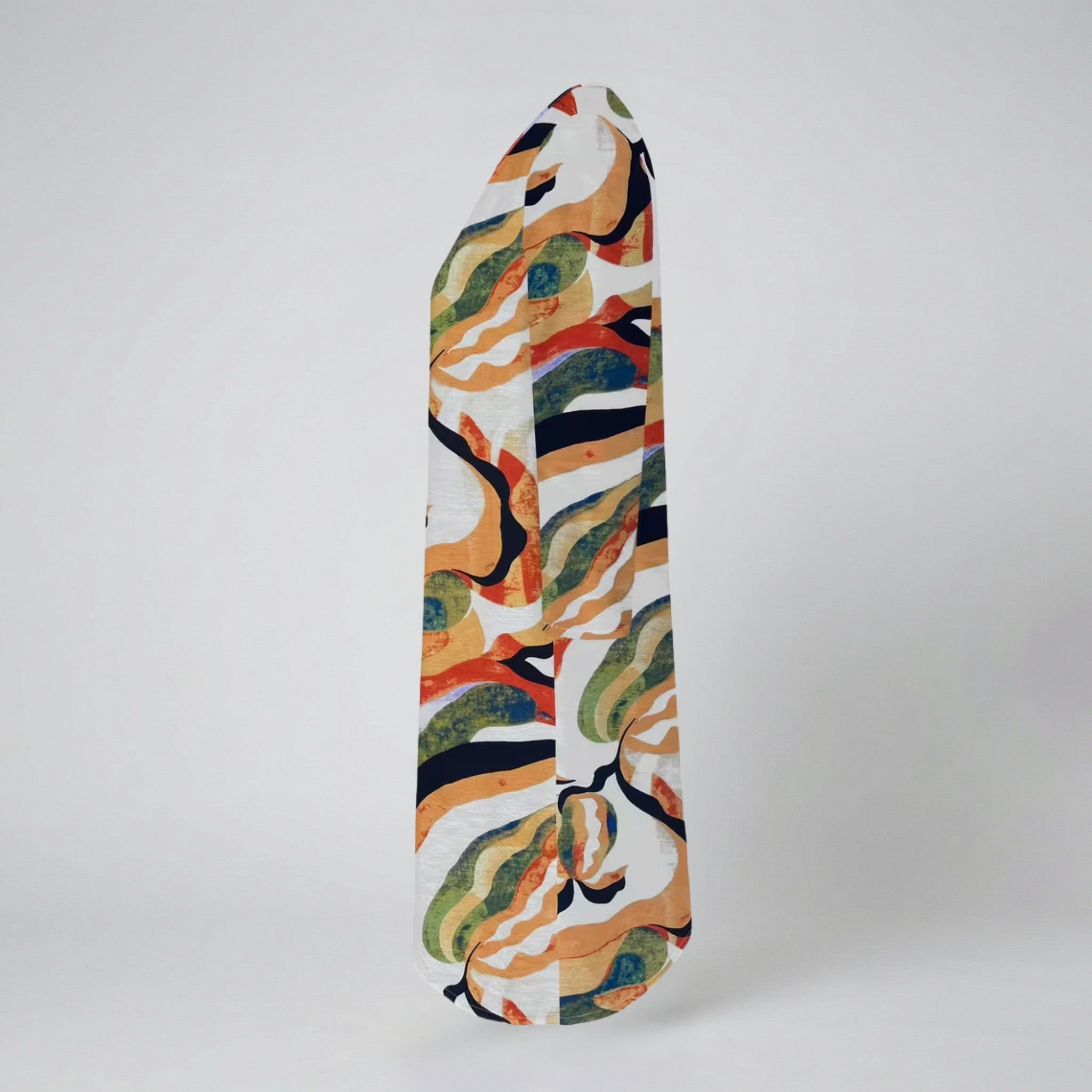 Oldford Atelier - Women’s V Neck Printed Midi Dress